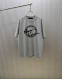 Versace Fashion Logo Printed Round Neck T-shirt Unisex Casual Versatile Short Sleeve