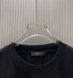 Versace Fashion Logo Printed Round Neck T-shirt Unisex Casual Versatile Short Sleeve