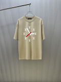 Louis Vuitton Classic Logo Clock Printed T-shirt Unisex Casual Loose Short Sleeve
