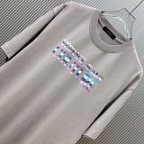 Versace Fashion Logo Printed T-shirt Unisex Casual Loose Short Sleeve