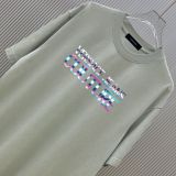 Versace Fashion Logo Printed T-shirt Unisex Casual Loose Short Sleeve