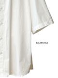 Balenciaga Coupe Classic Cola Logo Printed Oversize Short Sleeve Shirt