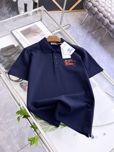 Burberry 26SS Classic Embroidered War Horse Short Sleeve Polo Shirt