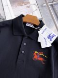 Burberry 26SS Classic Embroidered War Horse Short Sleeve Polo Shirt