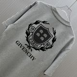 Givenchy Classic Logo Printed Round Neck T-shirt Unisex Casual Versatile Short Sleeve
