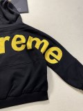 Supreme Couple Classic Fashion Embroidery Logo Zip Hooded Sweatshirt