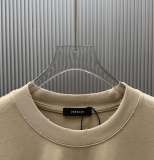 Versace Fashion Logo Printed Round Neck T-shirt Unisex Casual Versatile Short Sleeve