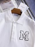 Moncler 26SS Classic Toothbrush Embroidered Casual Short Sleeve Polo Shirt