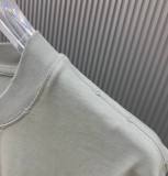 Fendi Fashion Logo Printed Round Neck T-shirt Unisex Casual Washed Short Sleeve