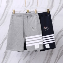 Thom Browne Classic Four Bar Dog Shorts Couple Versatile Casual Sports Pants Thom Browne Classic Four Bar Dog Shorts Couple Versatile Casual Sports Pants