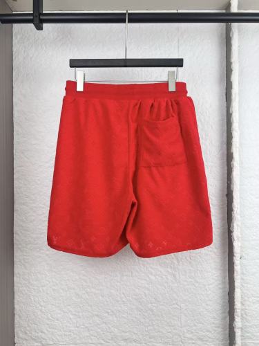 Louis Vuitton Unisex Classic Versatile Full Logo Drawstring Towel Cloth Shorts