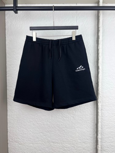Balenciaga Unisex Classic Versatile Logo Printed Casual Shorts