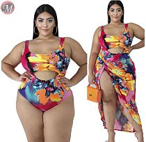 D908049 queenmoen new design High quality best selling sexy print bikini set women Two Piece Swimsuit swimwear plus size