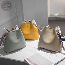 Summer mini bucket bag fashion collision color casual wild diagonal shoulder bag cute girl phone cross hand bag