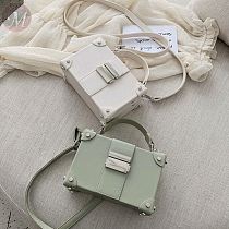 New fashion Female Bag Shoulder Messenger Portable Small Square Bag Box Bag Fashion Handbags Female
