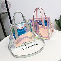 Summer transparent bag 2020 new fashion Korean laser shoulder bag pvc jelly handbag for women