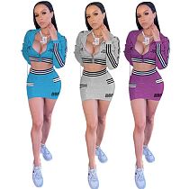 Wholesale Fashion Sports Short Skirt Suit Sexy 2 Pcs Dress Outfits Skirt And Hooded Top Two Piece Set Women Clothing