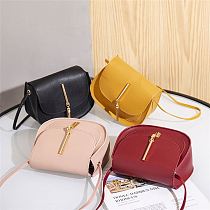 Best Selling 2020 Fashion All Match Women Simple Shoulder Bags Leather Tassels Square Crossbody Bag