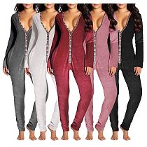 Good Style Lounge Sleep Wear 2021 Female Clothes New Women One Piece Jumpsuits And Rompers Women Romper