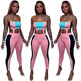 MOEN Hot Selling Suspender Crop Top Ropa Fashion Clothes Outfits Fashion Two Piece Set Women Clothing 2 Piece Outfits
