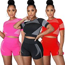 MOEN Good Quality Short Sleeves Sports Zweiteiliges Set Two Piece Short Set 2021 Womens Clothing 2 Piece Sets