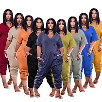 High Quality MOEN Casual Wear Tuta donna One Piece Jumpsuit Rompers Women Plus Size Clothes