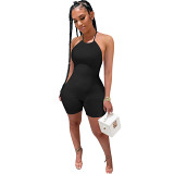 MOEN Wholesale Price Backless Stretchy Mameluco Women Fashion Clothing Women One Piece Jumpsuits And Rompers