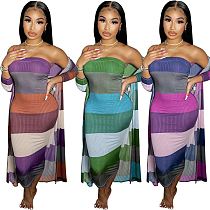 MOEN Best Seller Stretchy Elegant Bayan giyim 2 Piece Long Skirt Set Women Two Piece Skirt Set