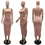 1041911 Best Seller Women Clothes 2021 Summer Outfit Two Piece Skirt Set