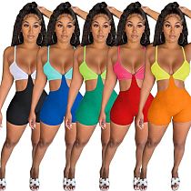 1051404 Women Clothing 2021 Summer Bodycon Jumpsuit Women One Piece Jumpsuits And Rompers