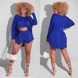 1052602 Hot Selling Women Clothes 2021 Sumemr Two Piece Outfits Women 2 Piece Set
