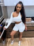 1052613 Hot Selling Women Clothes 2021 Sumemr Two Piece Outfits Women 2 Piece Set