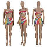 1052453 Women Two Piece Sets 2021 Women's Sweat Absorbing Sports Suit  For Summer