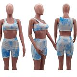 1060306 Hot Selling Women Clothes 2021 Summer women Three piece outfit 3 piece Short set