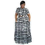 1060505 Wholesale New Plus Size Women Clothing 2021 Summer Skirt Sets Women 2 Piece Outfits