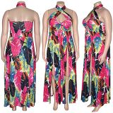 1060238 High Quality Floral Casual Plus Size Women Dress
