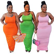 1060520 New Arrival 2021 Women Clothes Ladies Sexy Plus Size Dress Women Casual Dresses