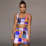 1060709 Best Seller Women Clothes 2021 Summer Two Piece Outfits Women 2 Piece Set Clothing