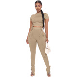 1061008 Hot Selling Women Clothes 2021 Summer women two piece outfit 2 piece set