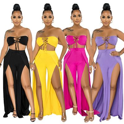 1061001 Hot Selling Women Clothes 2021 Summer women two piece outfit 2 piece set
