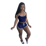 MOEN Wholesale Summer New 2021 Solid Color Top And Pants Set Sports Suit Womens Tracksuits 2 piece Short set