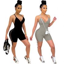 MOEN Wholesale Off Shoulder Bodycon Hollow Out Jumpsuit Sleeveless One Piece Womens Bodysuits For Women