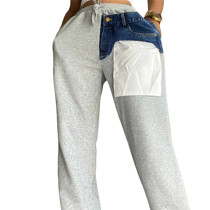 MOEN New Arrival Sweatpants For Women 2021 Casual Loose Patchwork Womens Pants Trousers