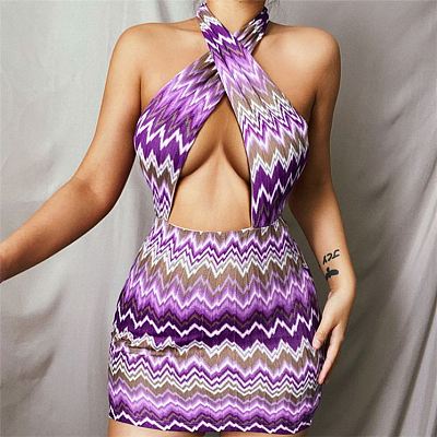 MOEN 2021 Evening Dress New Arrivals Print Ladies Fitness Mini Dress For Club Party Sexy Clothing Stylish Sexy Dress