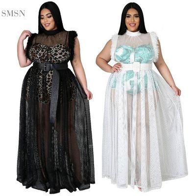 MOEN High Quality Leopard Print Tulle Two Pieces Women Clothing Long Dresses Sexy Two Piece Set For Muslim Women