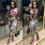 1072713 New Arrival 2021 Women Clothing Woman 2 Piece Set Outfits Casual Two Piece Pants Set