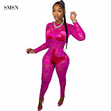 SMSN MOEN New Style Autumn Sexy Lace Patchwork Velour Long Sleeve Bodycon Nightclub Women Jumpsuits And Rompers