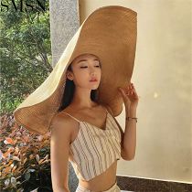 MISS Fashion 2021 Bucket Hats Straw Hats Lovely Boho Straw Hats Women