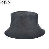 MISS High Quality 2021 Casual Vintage Hats Women Solid Color Corduroy Bucket Hat