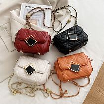 AOMEI Best Design Crossbody Bag Ladies Handbags Street Plaid Chain Shoulder Bags For Women